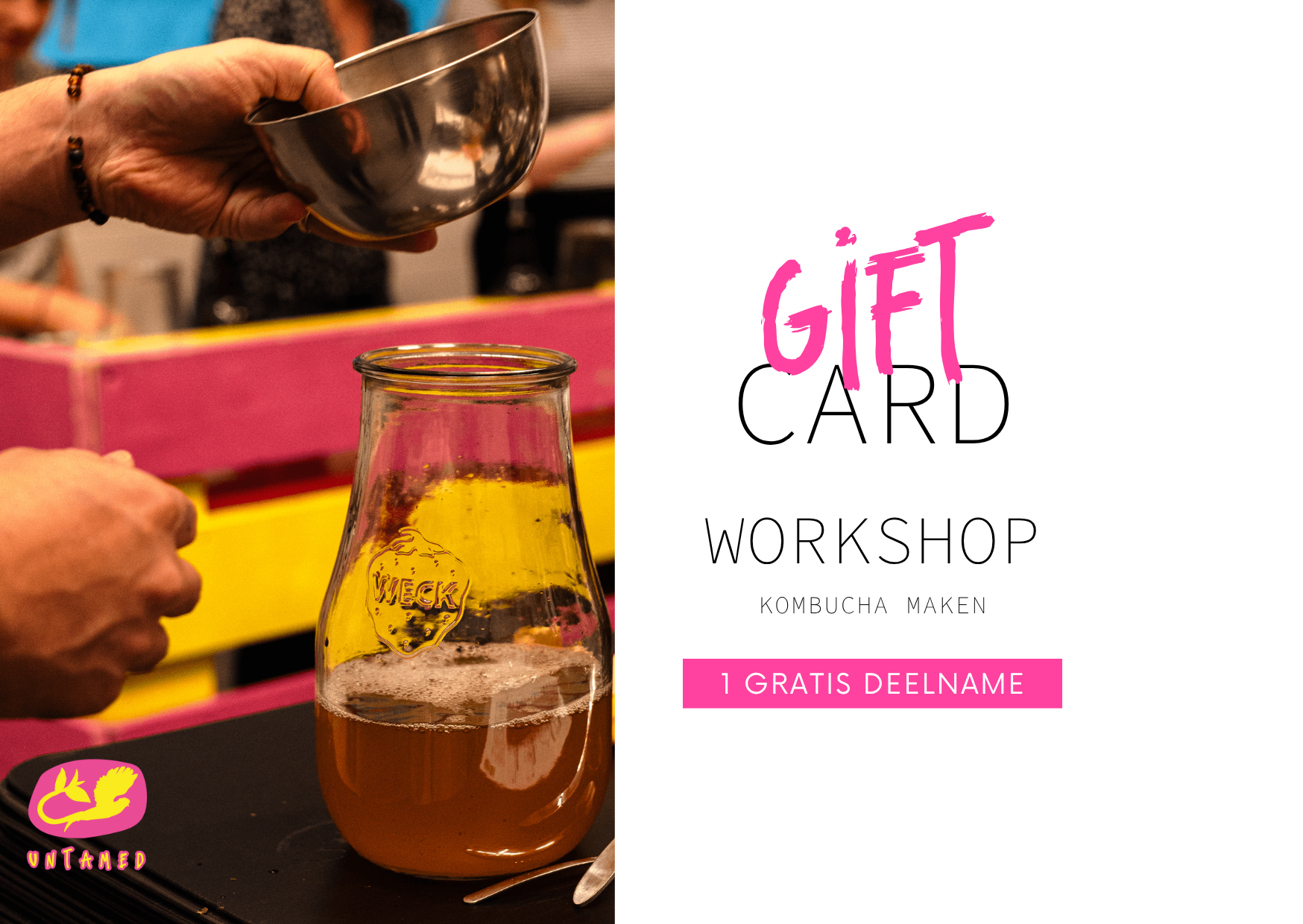Workshop Kombucha maken - Online Giftcard