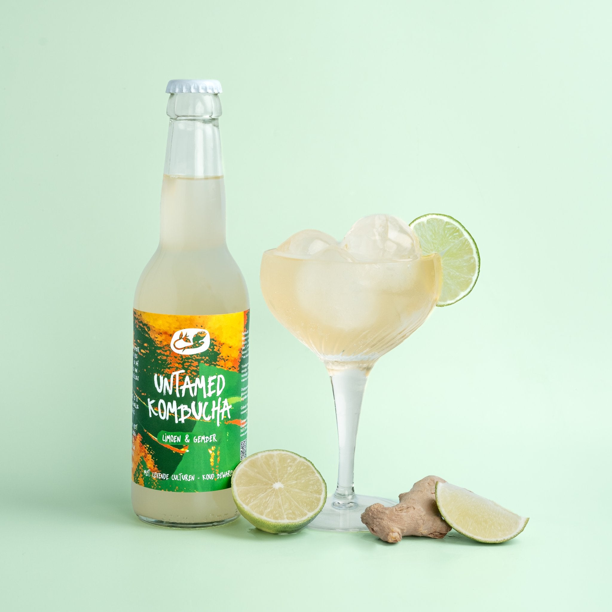 Limoen & Gember Kombucha - BIO