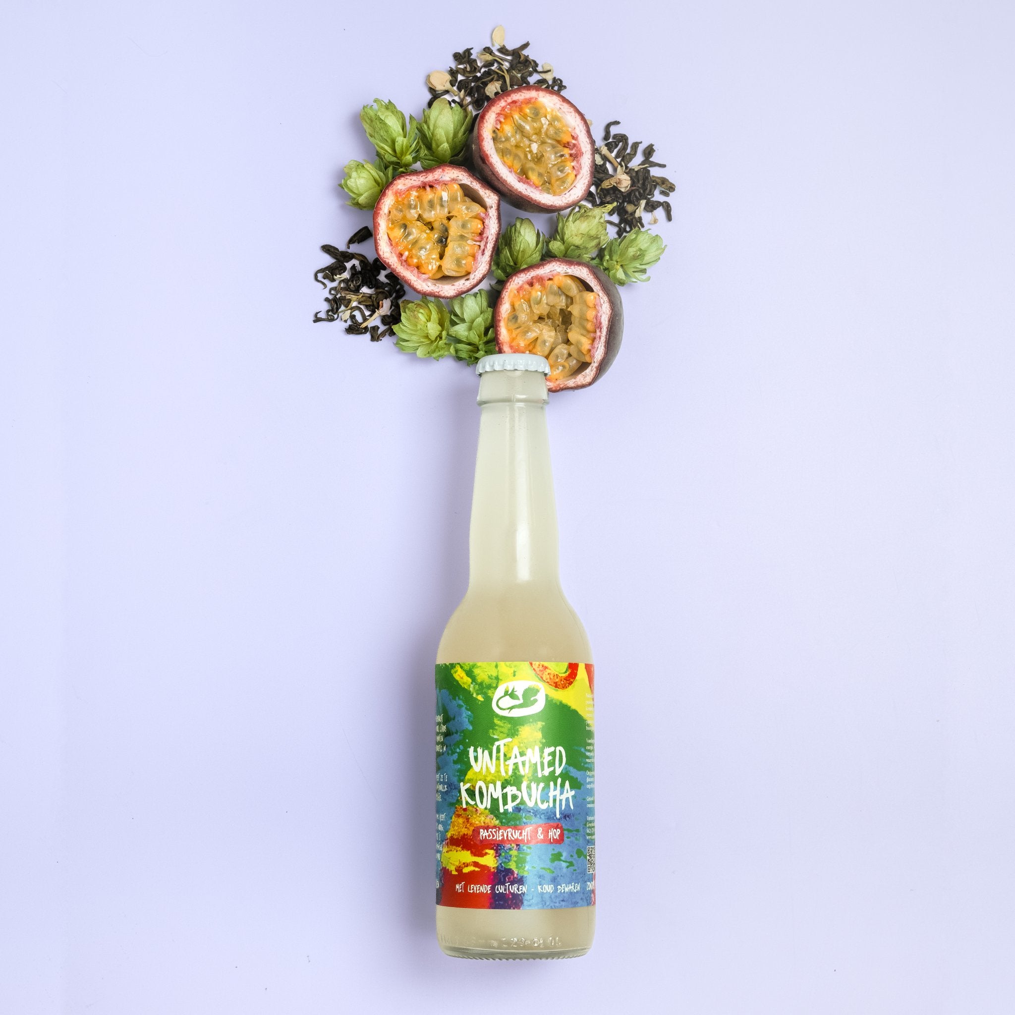 Passievrucht & Hop Kombucha - BIO