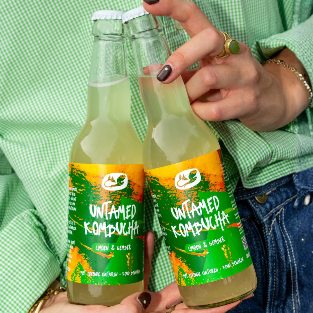 Limoen & Gember Kombucha - BIO
