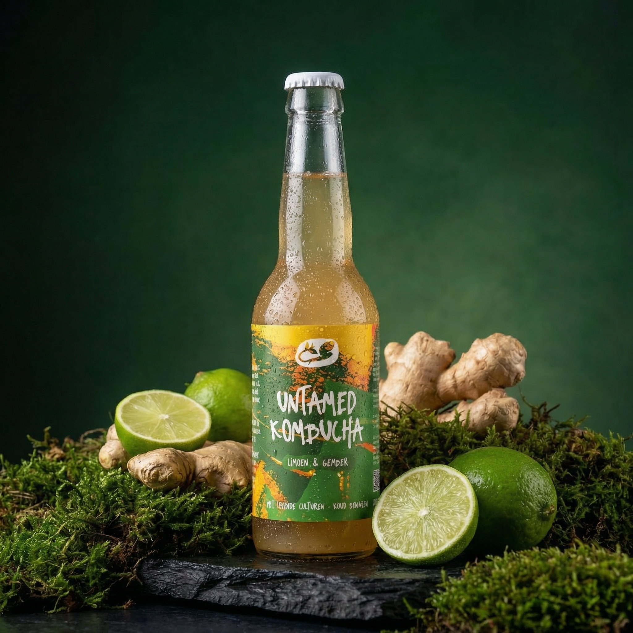 Limoen & Gember Kombucha - BIO